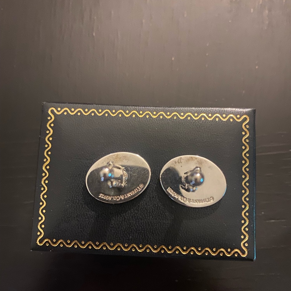 Tiffany & Company .925 Sterling Silver NBA cufflinks